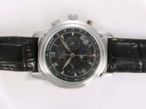 Replica Zenith Watch Port Royal Chronograph Automatic Moonphase with Black Dial